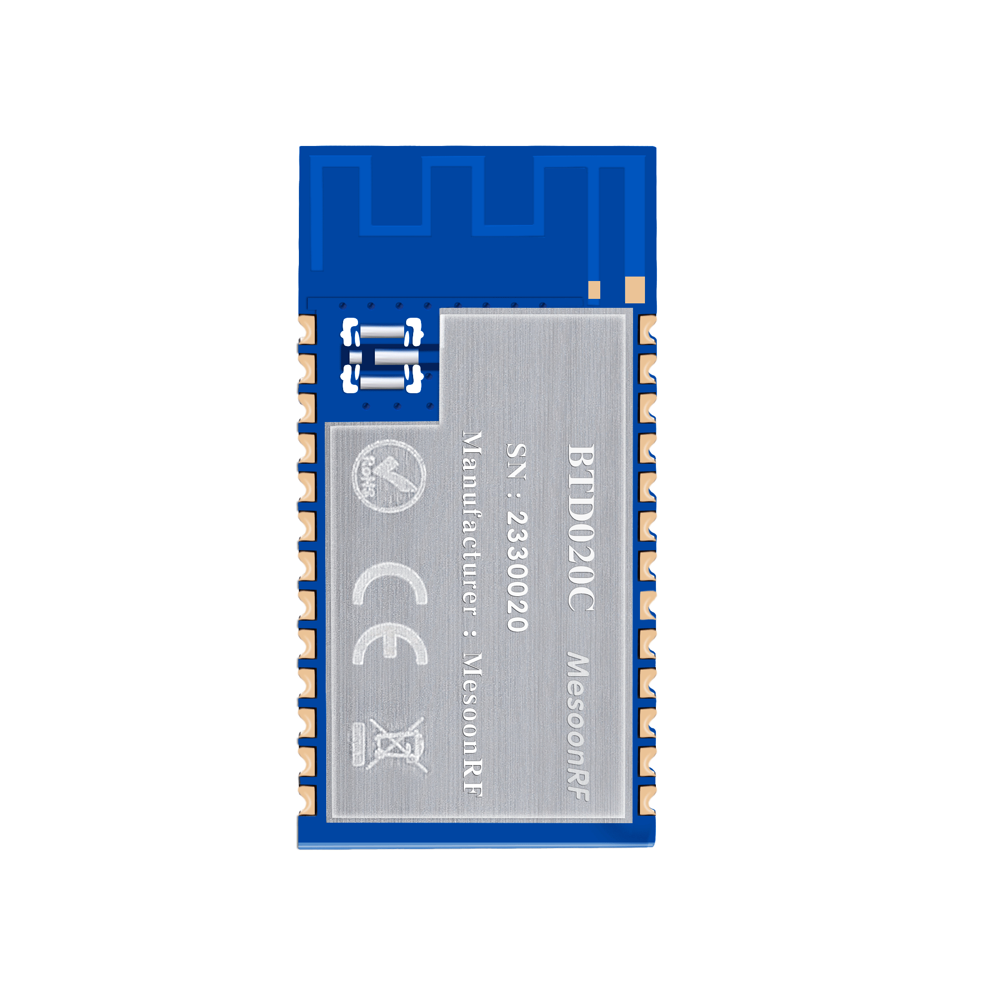 MS-BTD020C多连接MFi高速蓝牙模块SPP+BLE双模适用打印机,扫描枪