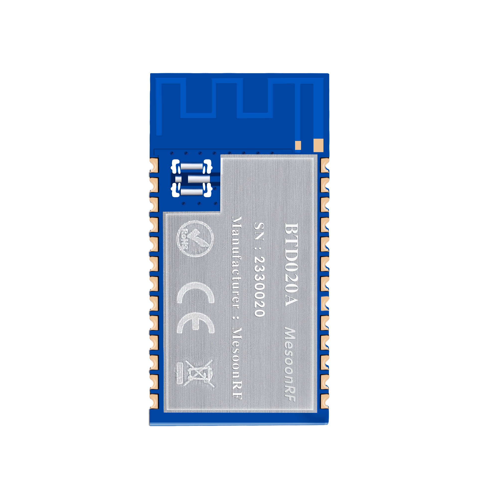 MS-BTD020A双模蓝牙5.3模块支持SPP主从和高速传输长距离